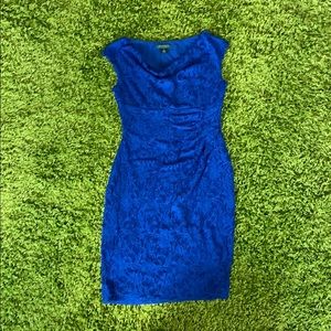 Lauren by Ralph Lauren Blue Lace Dress